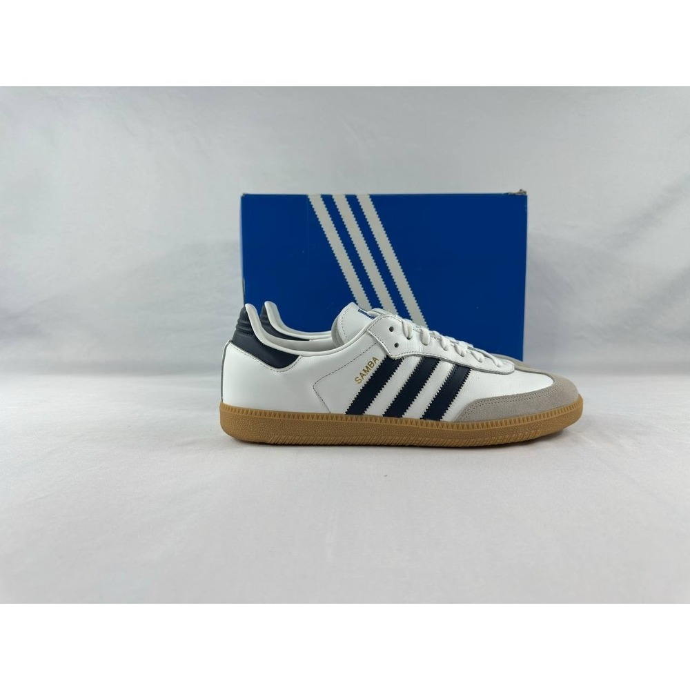 adidas Samba OG White Night Indigo Gum IF3814 Men's Size 11.5